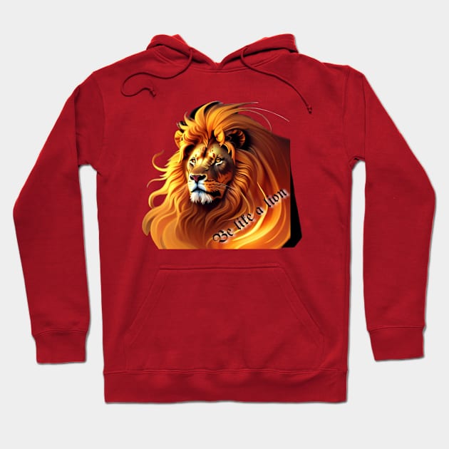 Be like a lion Hoodie by Dream Big salah